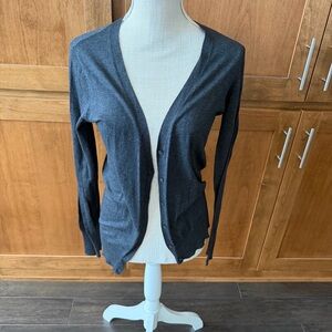 I.B. Diffusion || dark gray button up cardigan